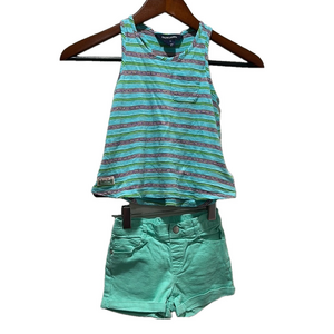 Ralph Lauren & crazy 8 girls set size 3T GUC